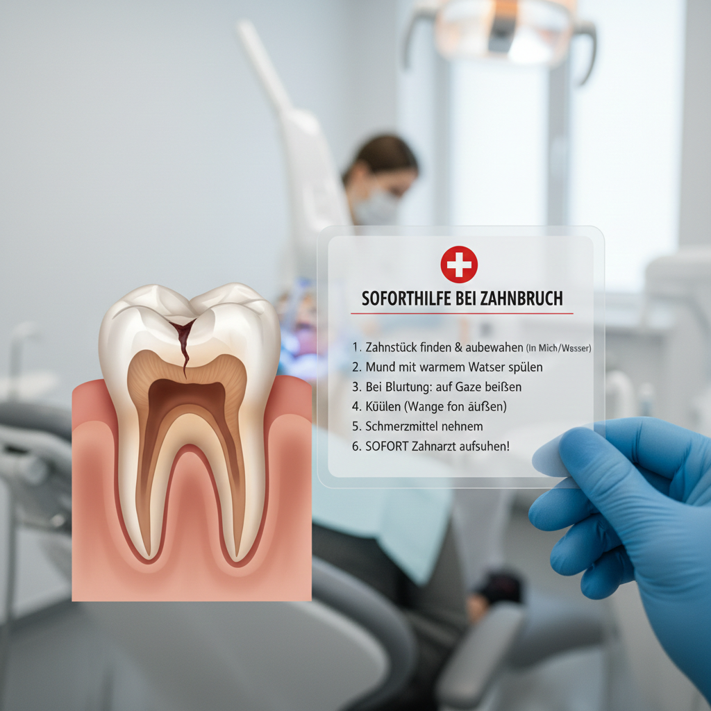 Zahn abgebrochen – was tun