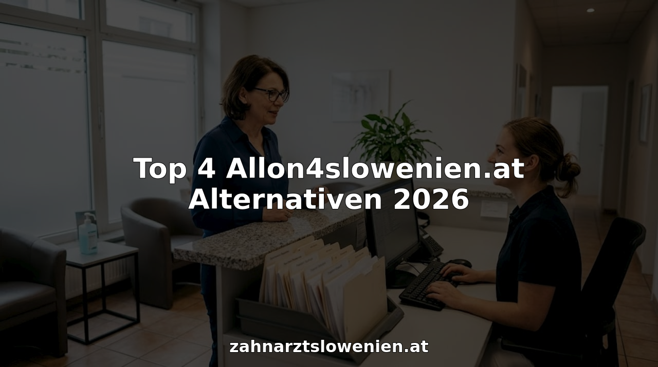 Ein Patient unterhält sich mit der Empfangsdame im Wartebereich einer Zahnarztpraxis.