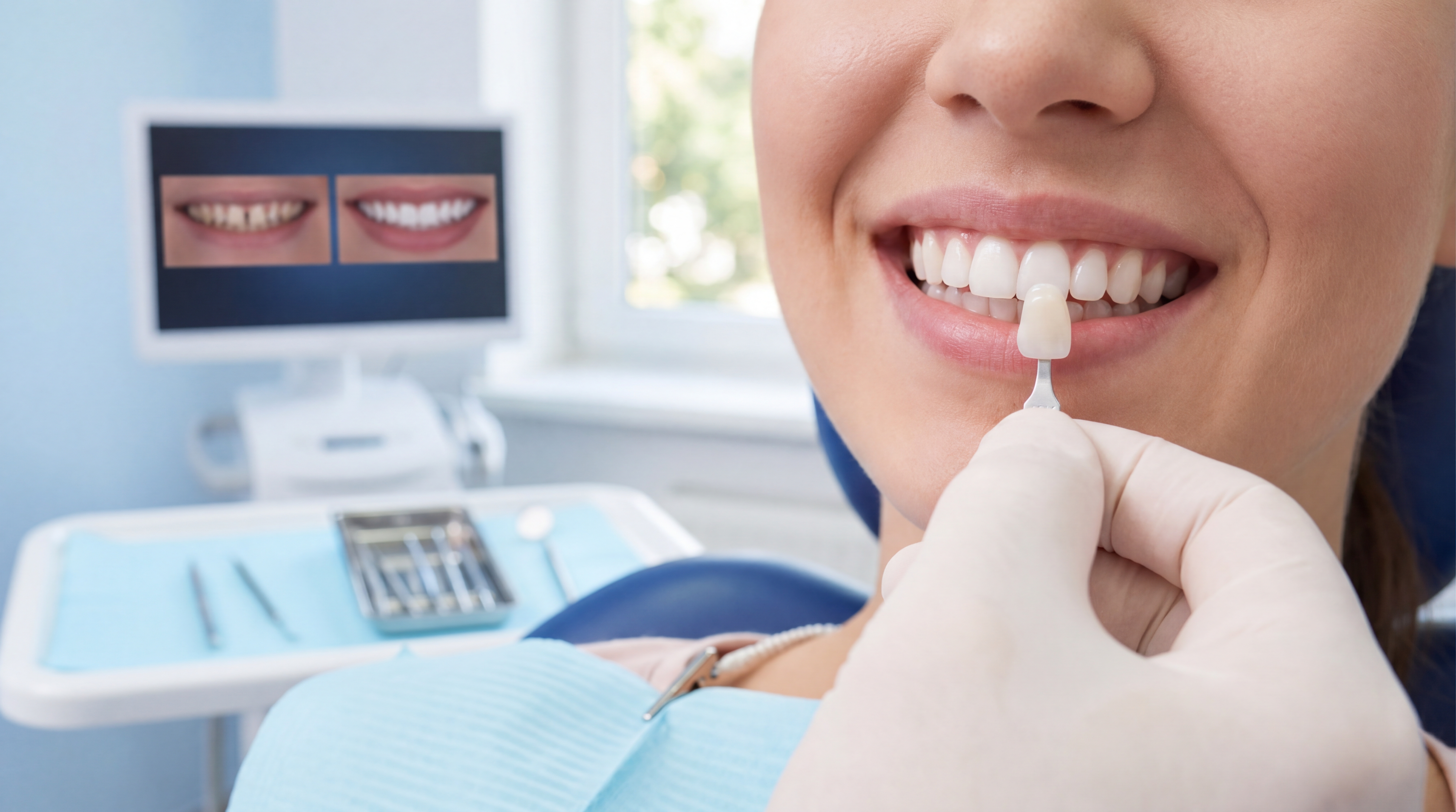 Zahnveneers auf beschliffenen Zähnen - Ablauf & Ergebnisse
