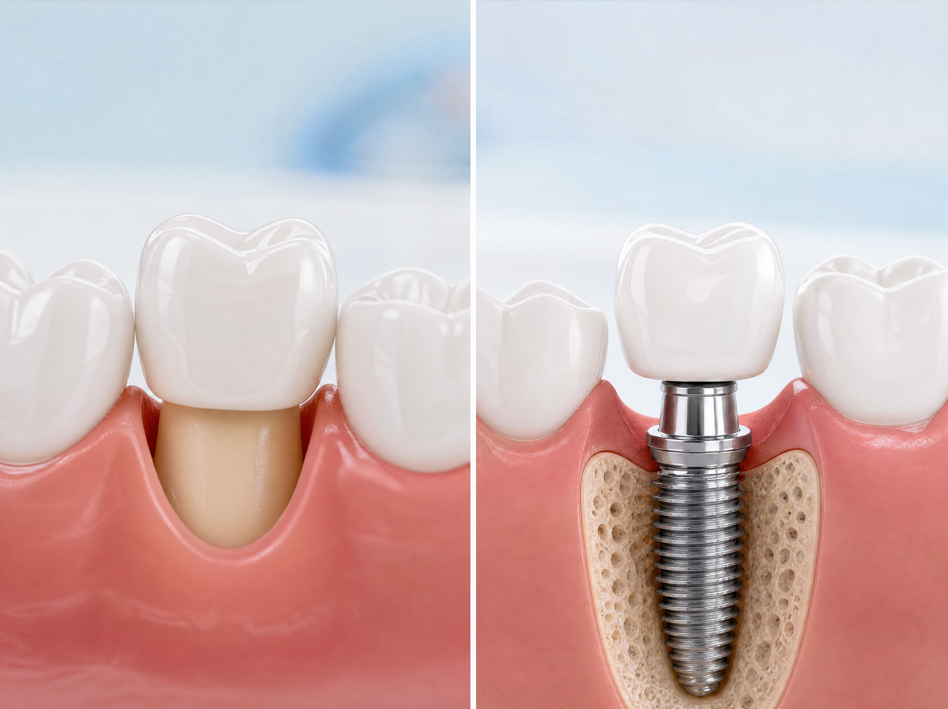 Krone oder Implantat